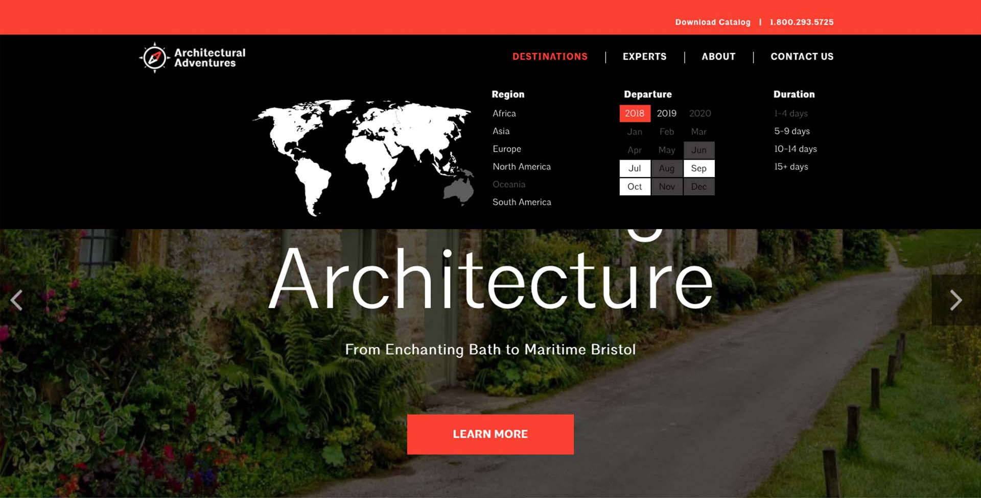 Archictectural Adventures website